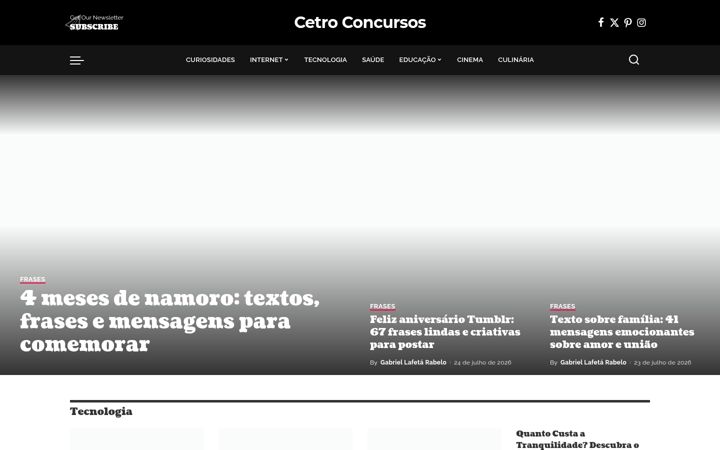 Képernyőkép: cetroconcursos.org.br