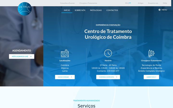 Captura de ecrã de cetruc.pt