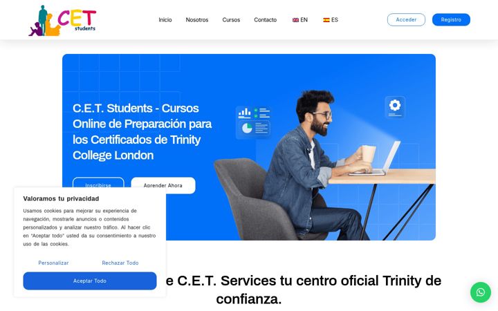 Zrzut ekranu cetstudents.org