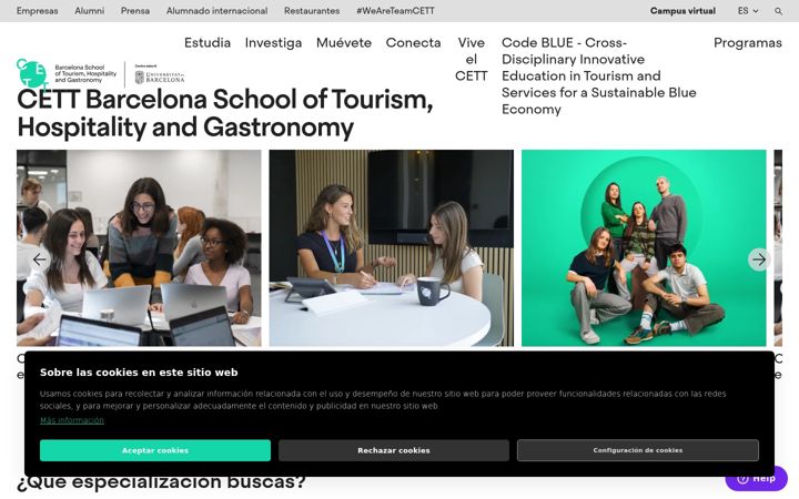 Screenshot of cett.es