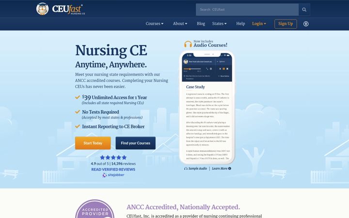 Screenshot di ceufast.com