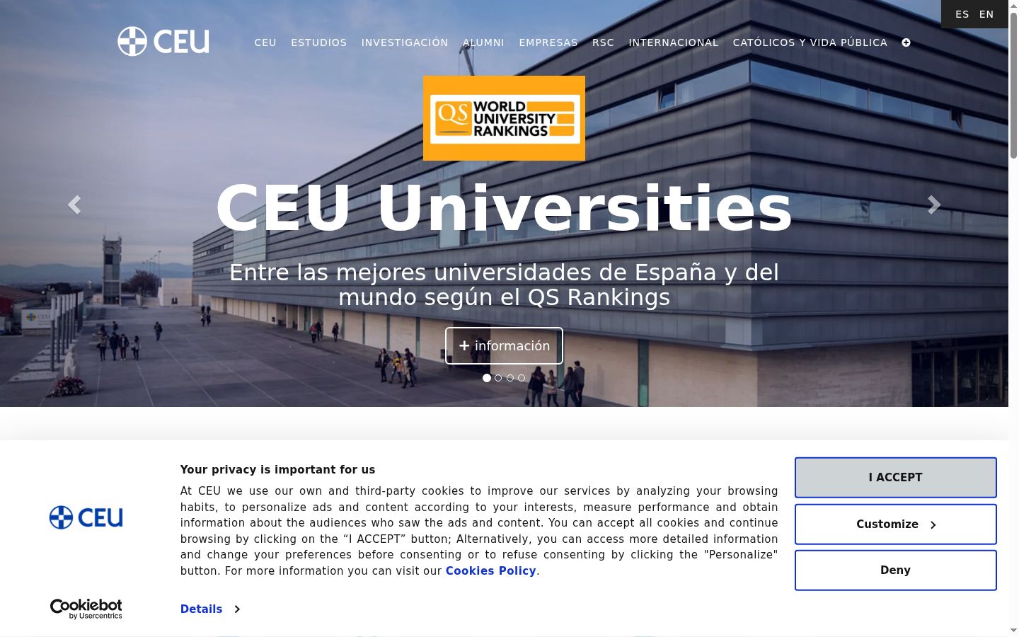 Screenshot tal-banner tal-kunsens muri qabel kwalunkwe interazzjoni