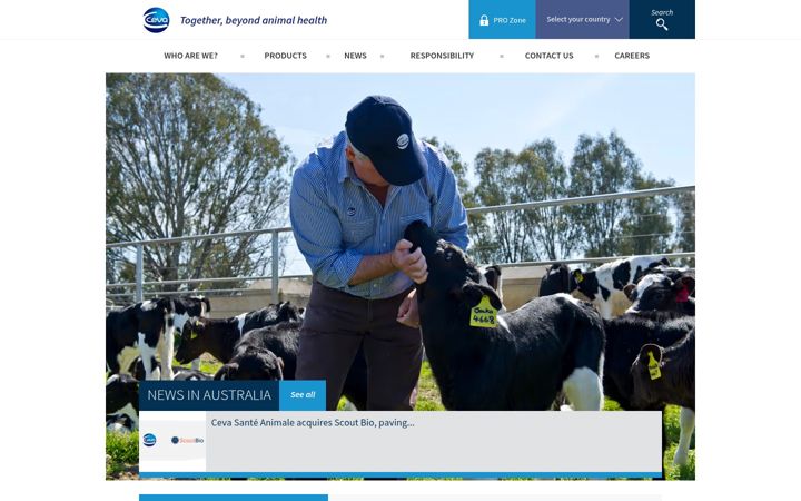 Skjámynd af ceva.com.au