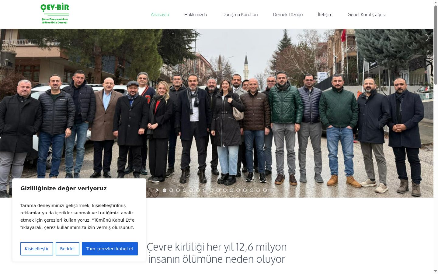Kuvakaappaus suostumusbannerista, joka näytettiin ennen mitään vuorovaikutusta