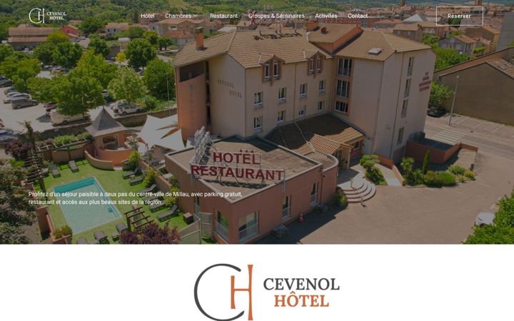 Screenshot ta' cevenol-hotel.fr