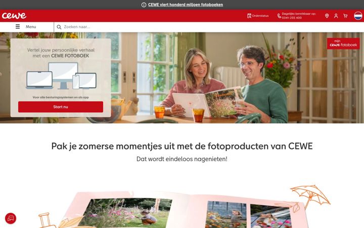 Ekrano kopija cewe.nl