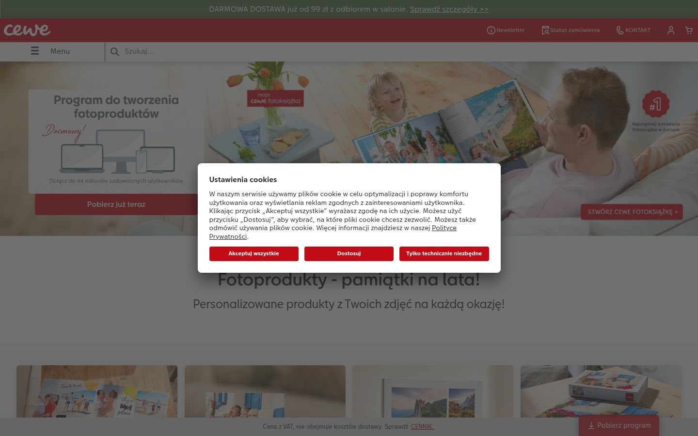 Snímek obrazovky baneru souhlasu zobrazeného před jakoukoli interakcí