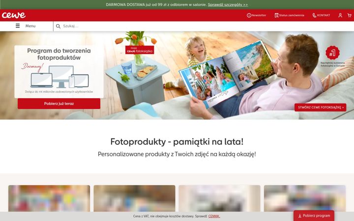 Screenshot ta' cewe.pl