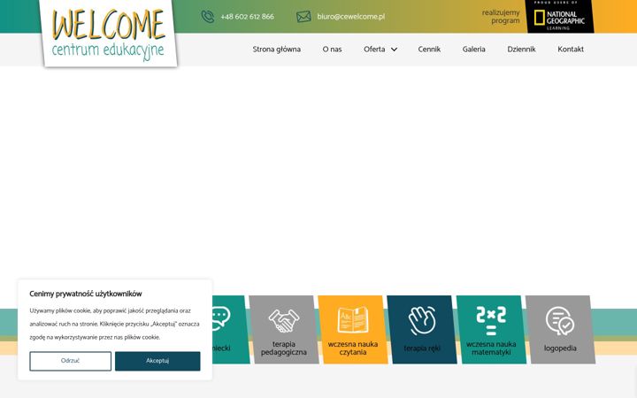 Screenshot ta' cewelcome.pl