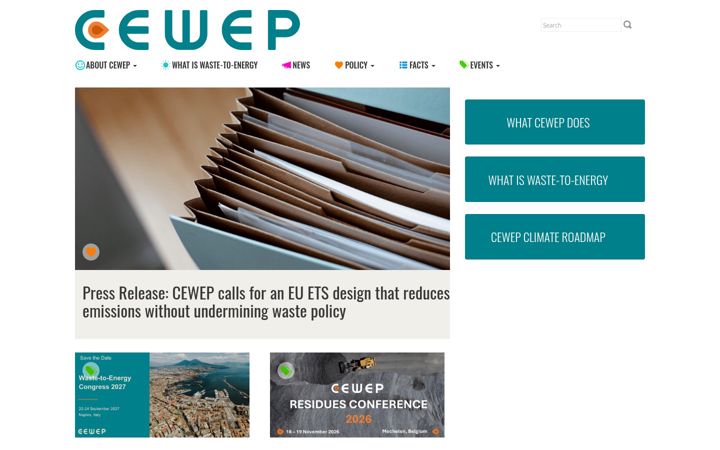 Screenshot ta' cewep.eu