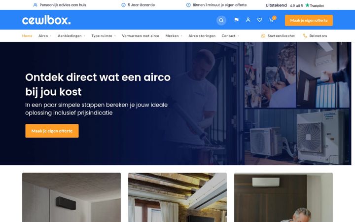 Screenshot of cewlbox.nl