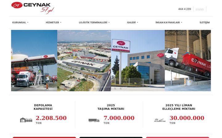 Screenshot του ceynak.com.tr