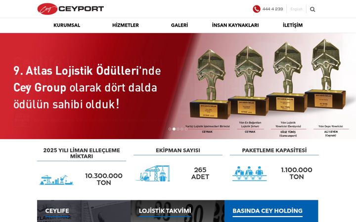 Screenshot του ceyport.com.tr