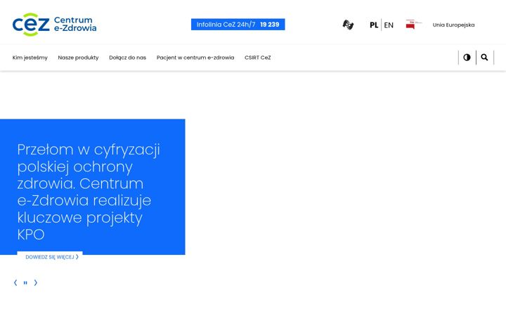 Screenshot of cez.gov.pl