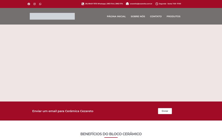 Screenshot von cezaretto.com.br