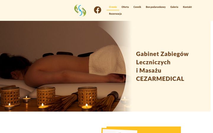 Screenshot ta' cezarmedical.pl