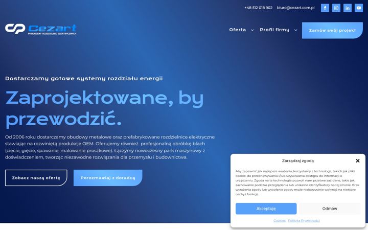 Ekrano kopija cezart.com.pl