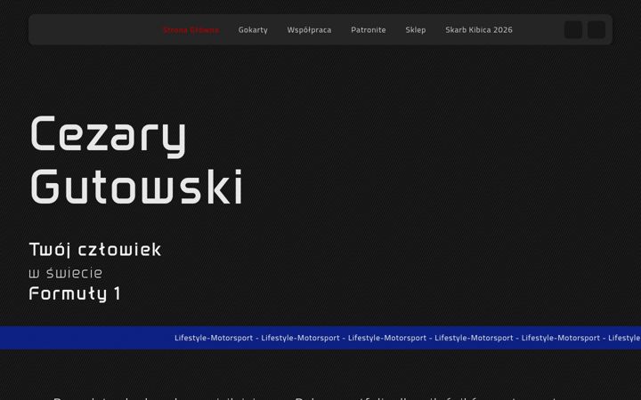 Ekrano kopija cezarygutowski.pl