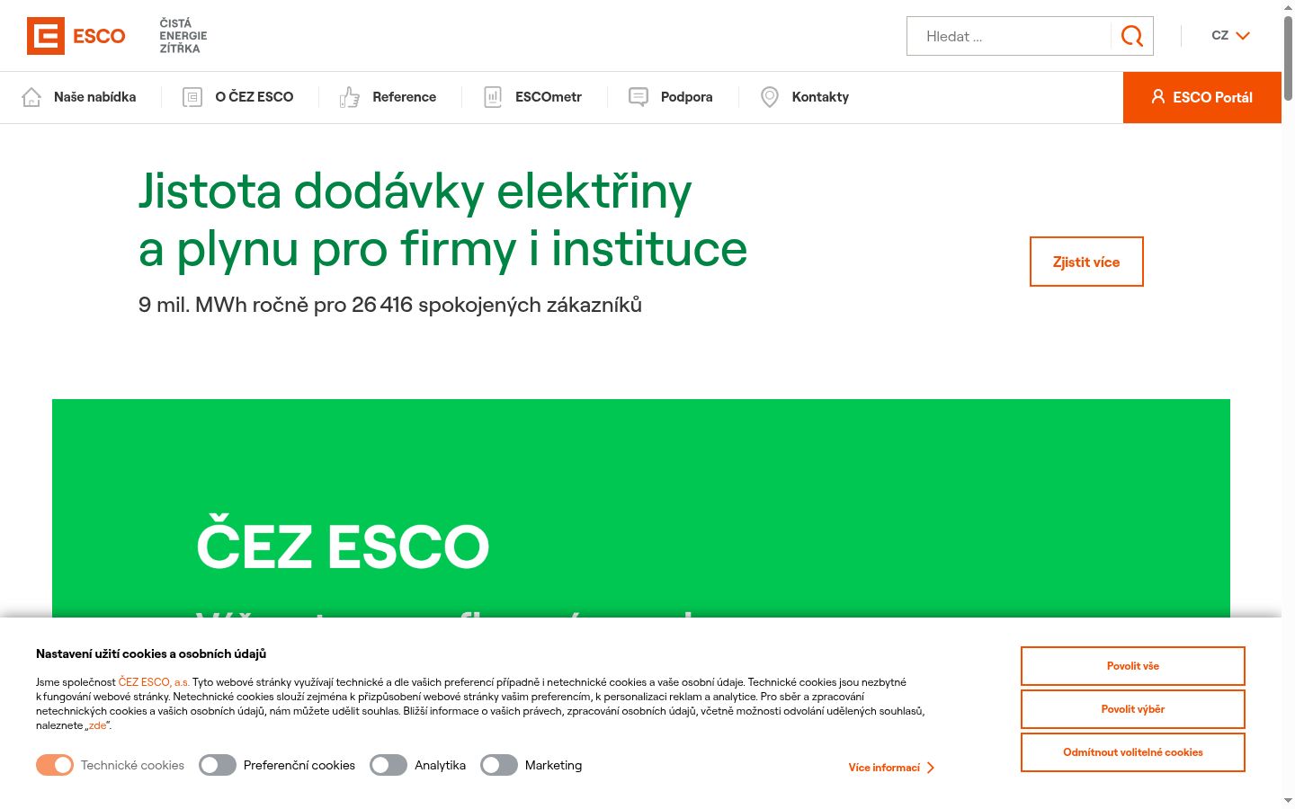 Sutikimo reklamjuostės, rodytos prieš bet kokią sąveiką, ekrano kopija