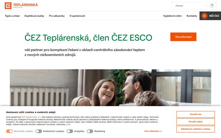 Екранна снимка на cezteplarenska.cz