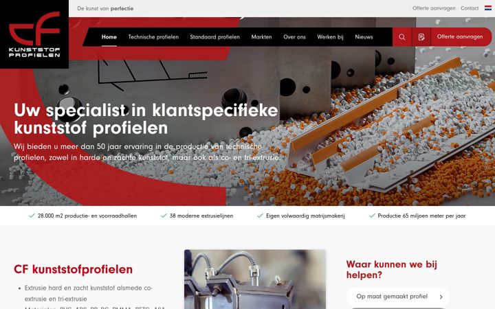 Ekrano kopija cf-kunststofprofielen.nl