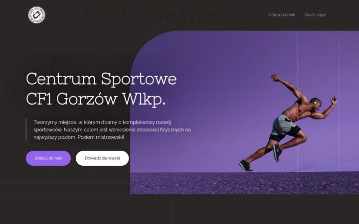 Screenshot ta' cf1-gorzow.pl