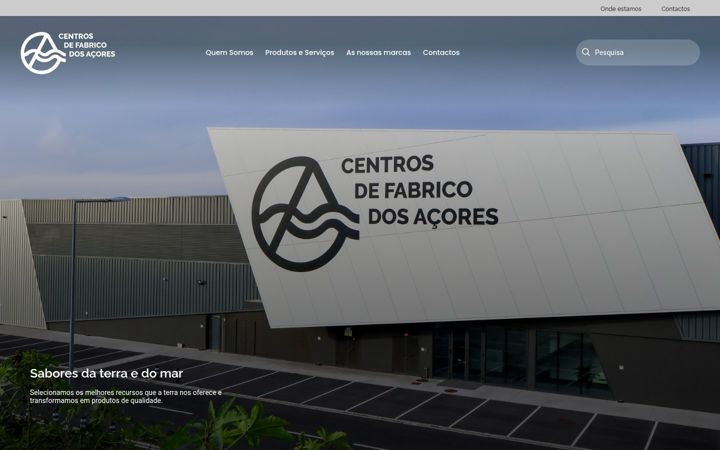 Captura de ecrã de cfacores.pt