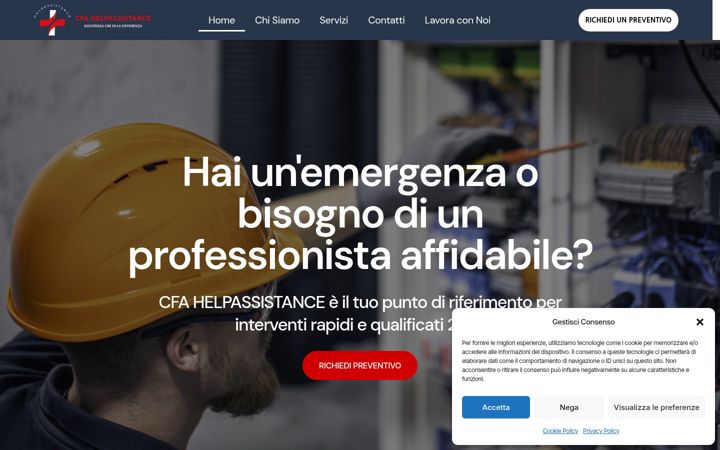 Screenshot di cfahelpassistance.it