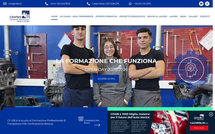 Screenshot di cfaib.it