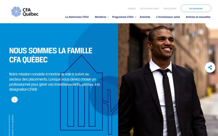 Ekrānuzņēmums no cfaquebec.org