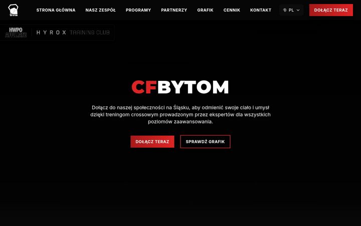 Screenshot ta' cfbytom.pl