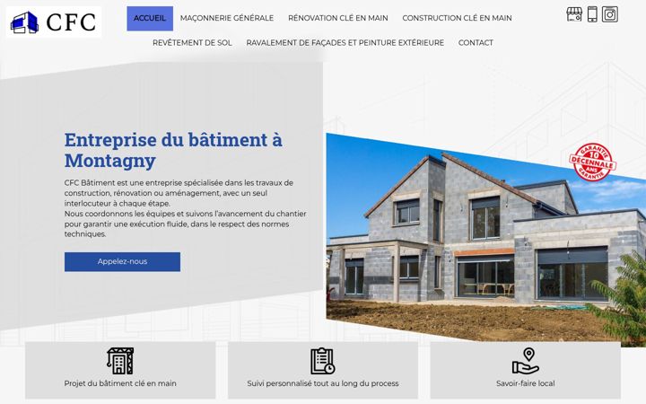Screenshot of cfc-batiment.fr
