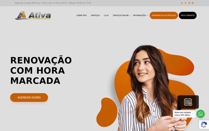 Képernyőkép: cfcativa.com.br