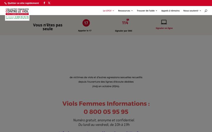 Screenshot of cfcv.asso.fr