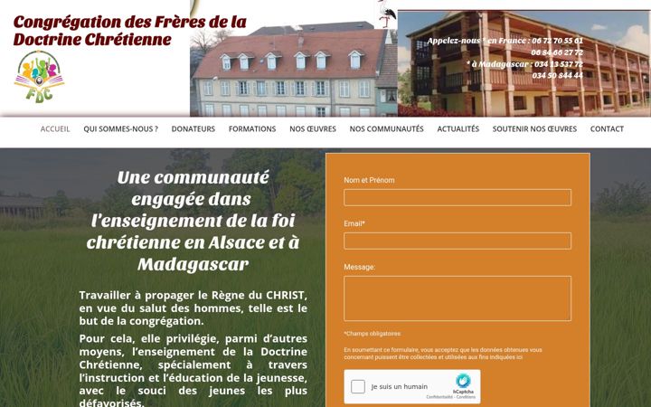 Screenshot of cfdc.fr