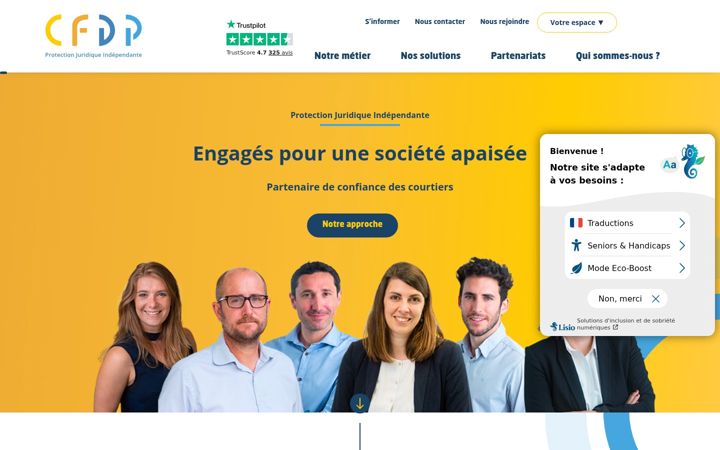 Screenshot of cfdp.fr