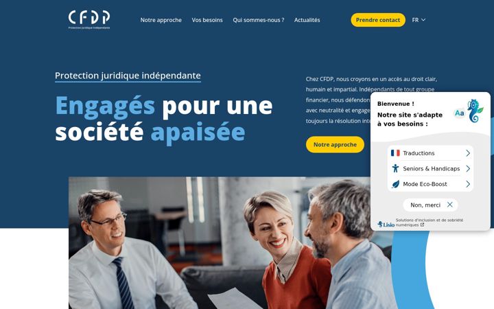 Screenshot of cfdpinsurance.be