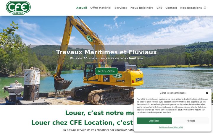 Screenshot of cfe-loc.fr
