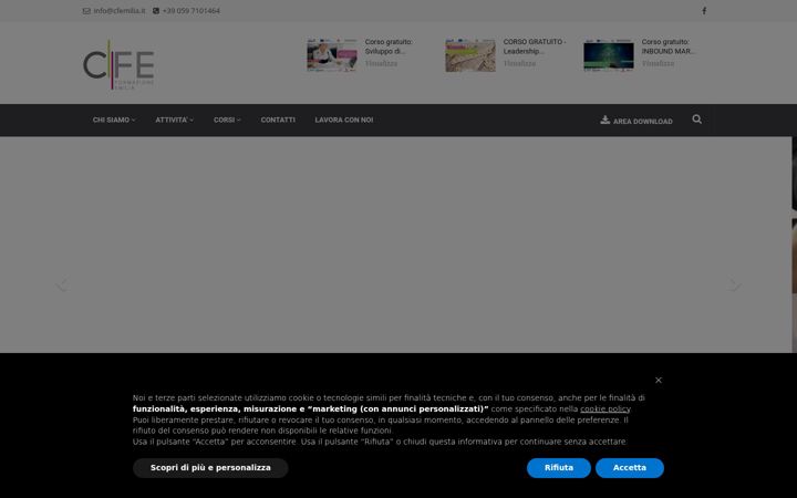 Screenshot di cfemilia.it
