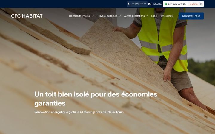 Screenshot of cfghabitat.fr