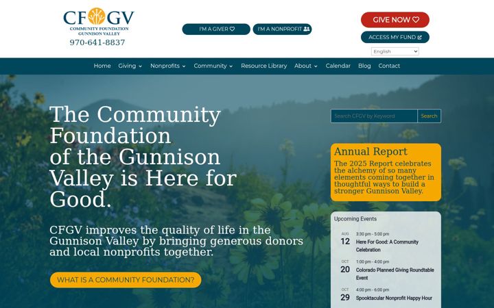 Snímek obrazovky cfgv.org