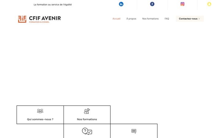 Screenshot of cfifavenir.fr