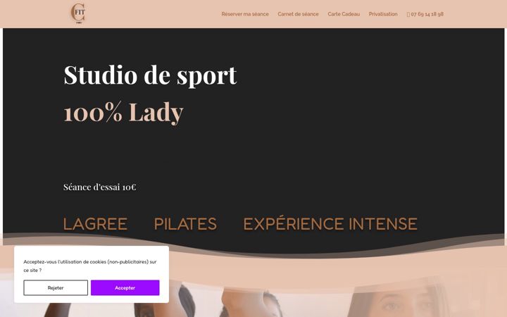 Screenshot of cfitstudio.fr