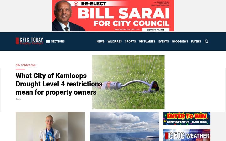 Screenshot of cfjctoday.com
