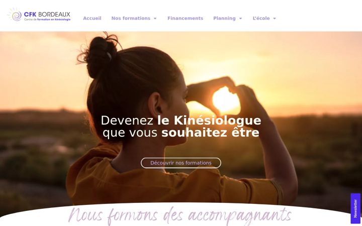 Screenshot of cfk-bordeaux.fr