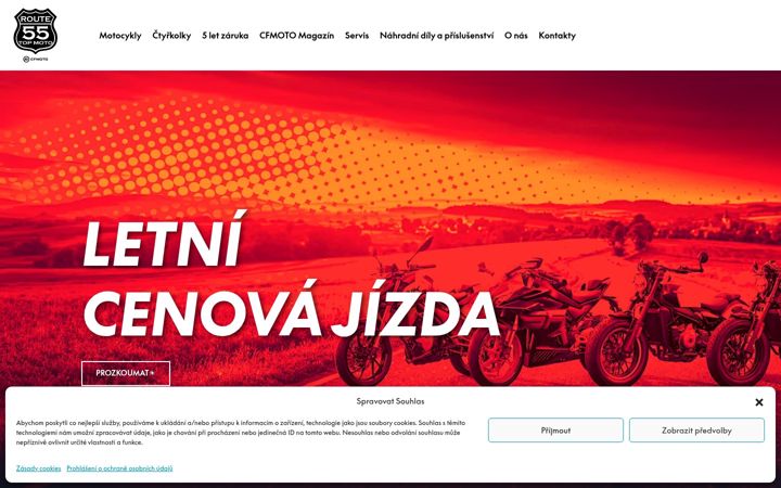 Екранна снимка на cfmoto-severnicechy.cz