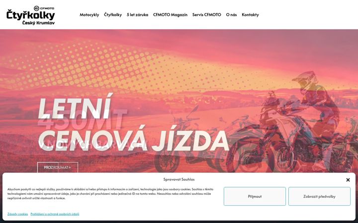 Екранна снимка на cfmotoceskykrumlov.cz
