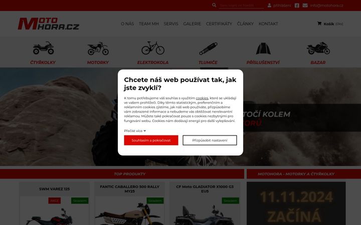 Екранна снимка на cfmotodvurkralove.cz