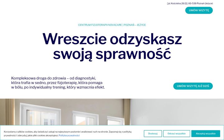 Screenshot ta' cfnovacare.pl