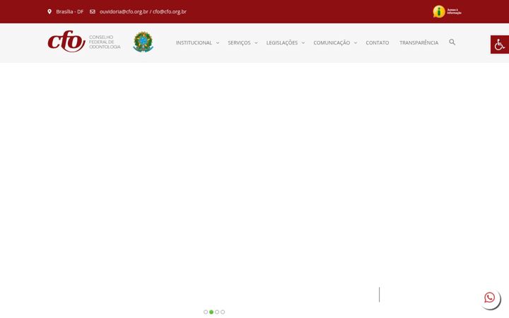 Screenshot of cfo.org.br